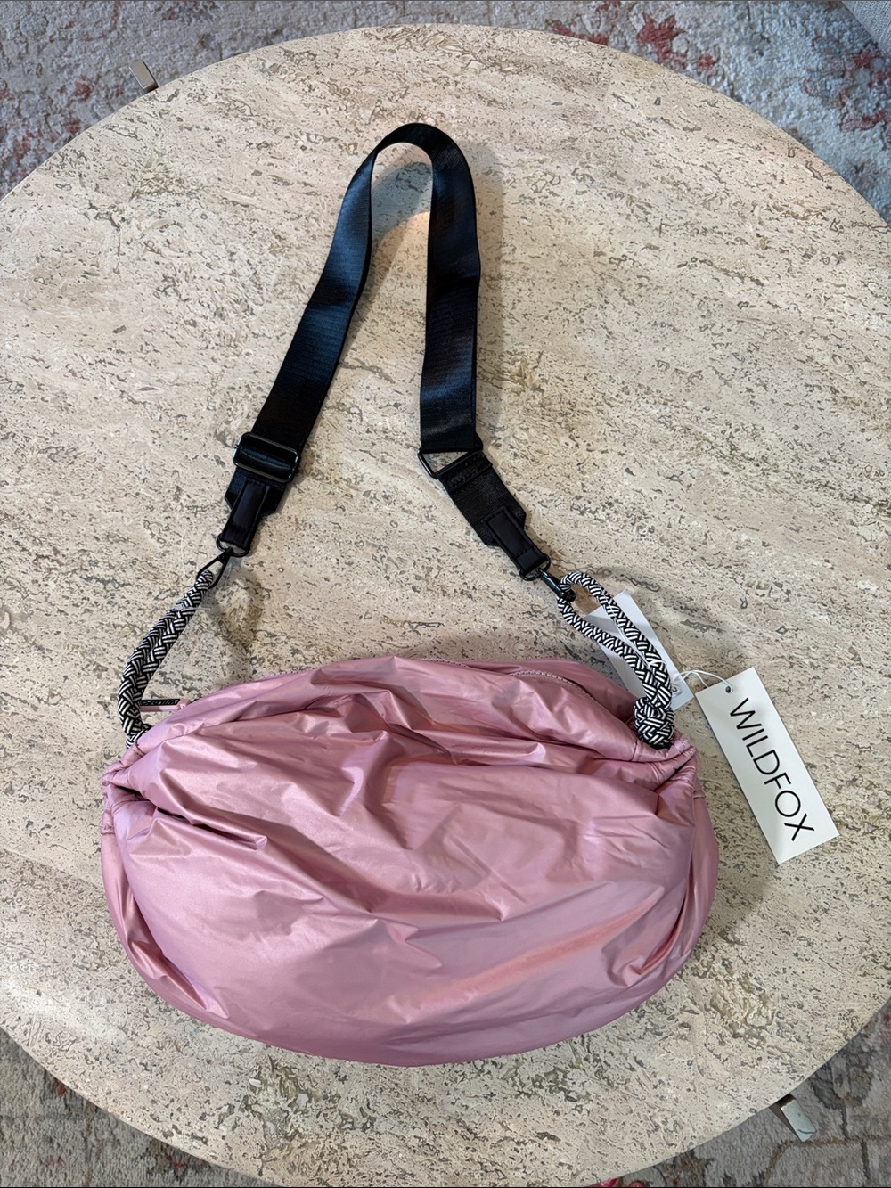 Wildfox Pink Puffer Crossbody Bag NWT